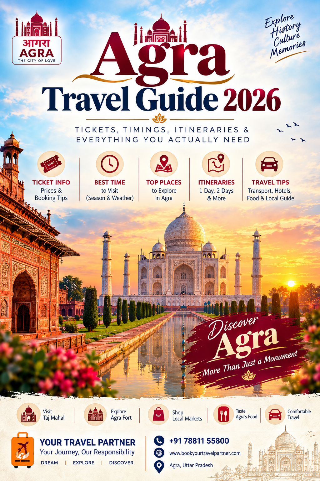 Agra Travel Guide 2026: Tickets, Timings, Itineraries & Everything You Actually Need