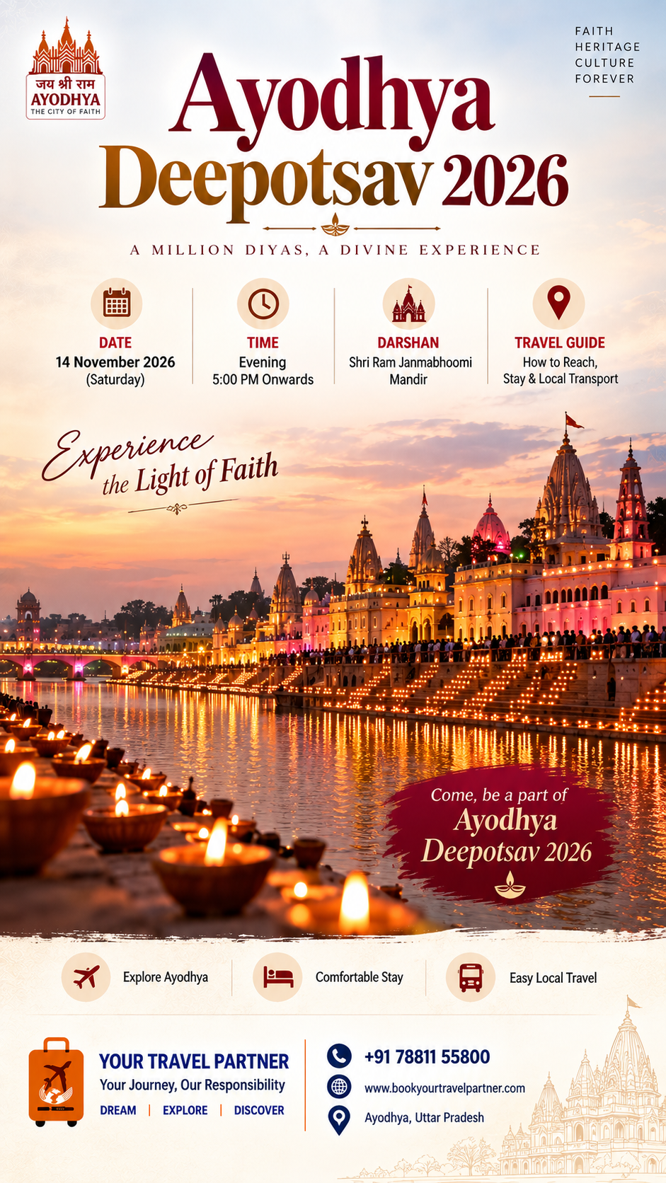 Ayodhya Deepotsav 2026: Date, Time, Schedule, Darshan & Travel Guide
