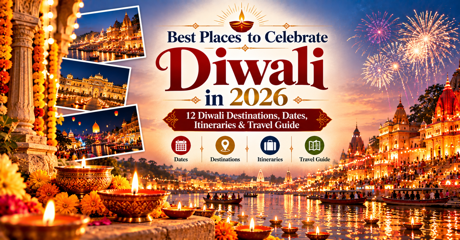 Best Places to Celebrate Diwali in 2026: 12 Diwali Destinations, Dates, Itineraries & Travel Guide