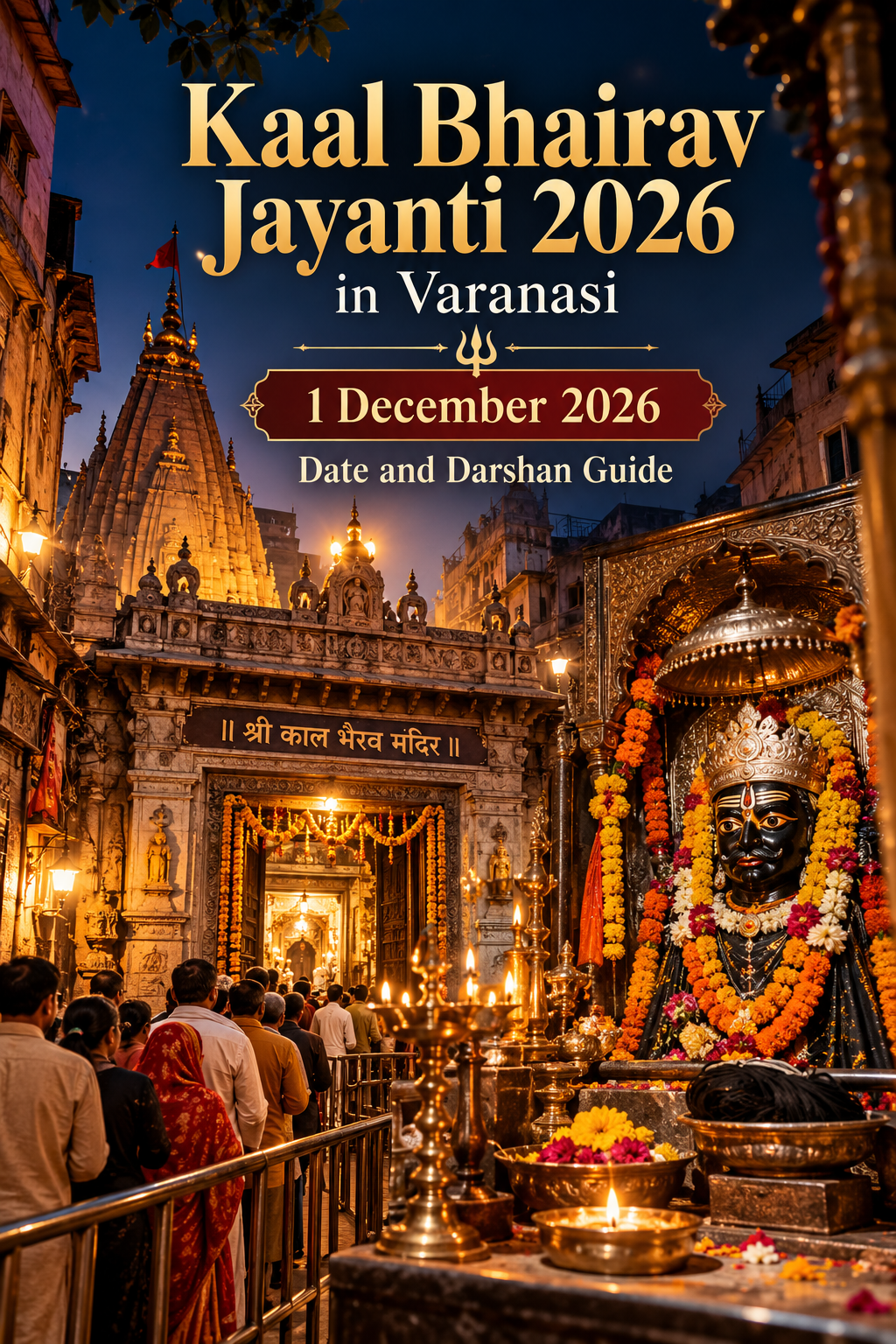 Kaal Bhairav Jayanti 2026 in Varanasi: Date and Darshan