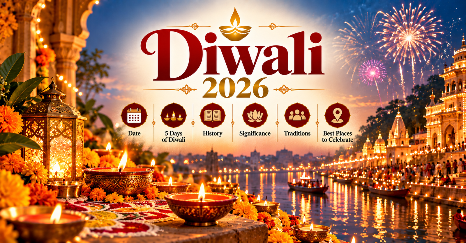 Diwali 2026: Date, 5 Days of Diwali, History, Significance, Traditions & Best Places to Celebrate