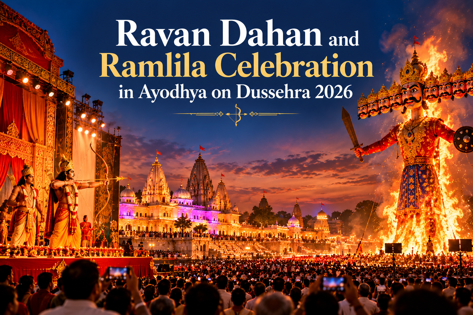 Dussehra 2026 in Ayodhya: Ramlila, Ravan Dahan Venues, Vijay Muhurat & Travel Guide