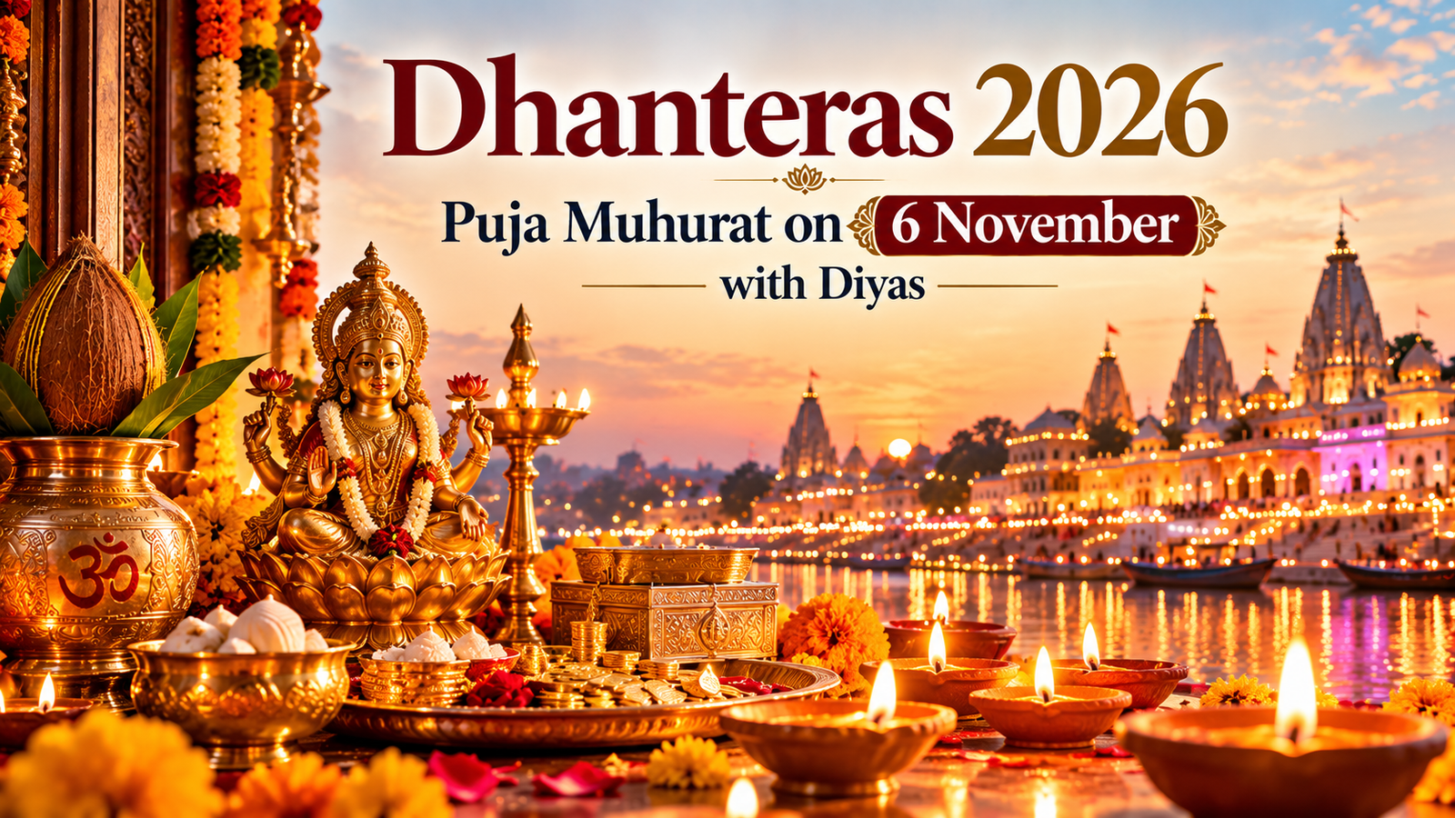 Dhanteras 2026: Date, Puja Muhurat, Shopping Time, Yam Deepak & What to Buy