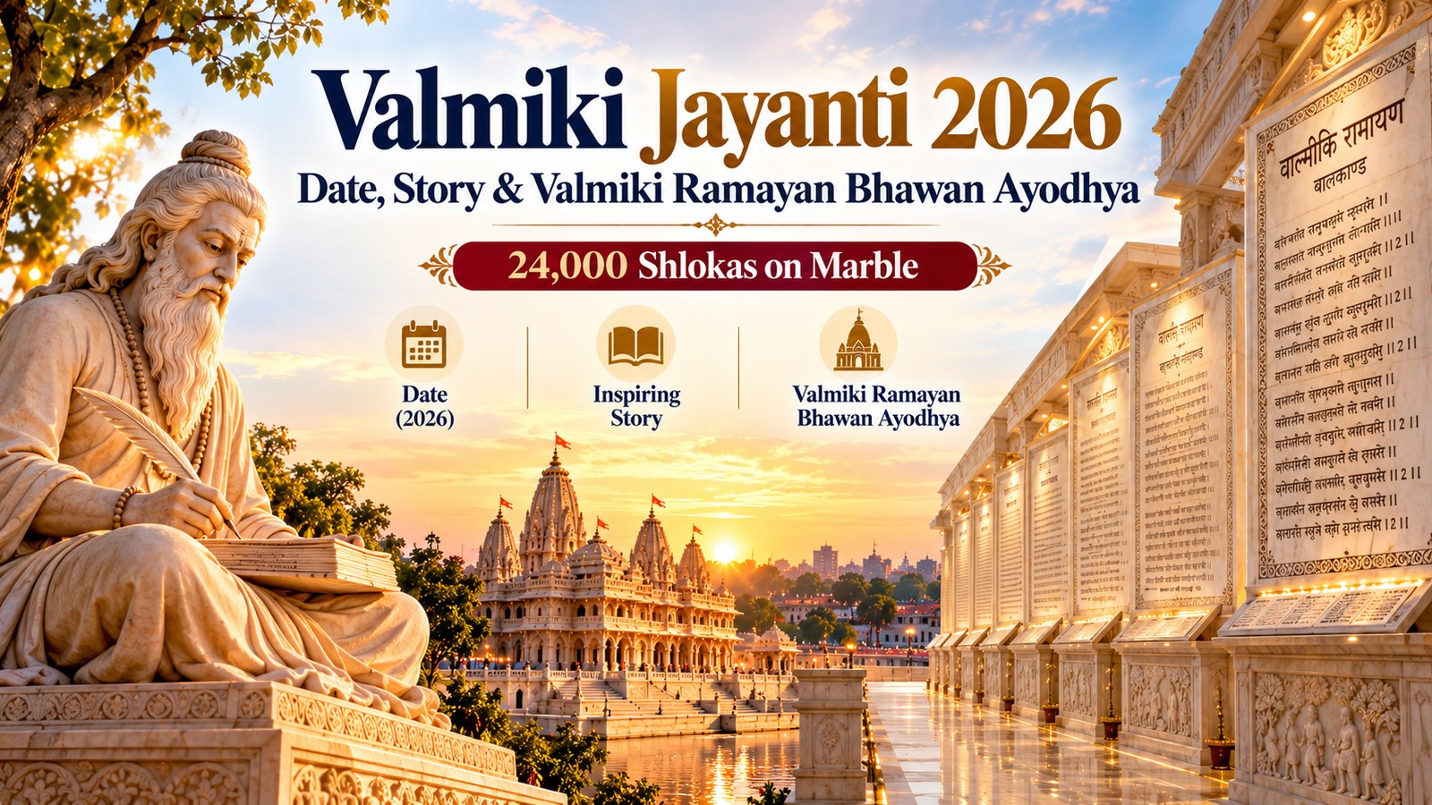 Valmiki Jayanti 2026: Date, Story & Valmiki Ramayan Bhawan Ayodhya (24,000 Shlokas on Marble)