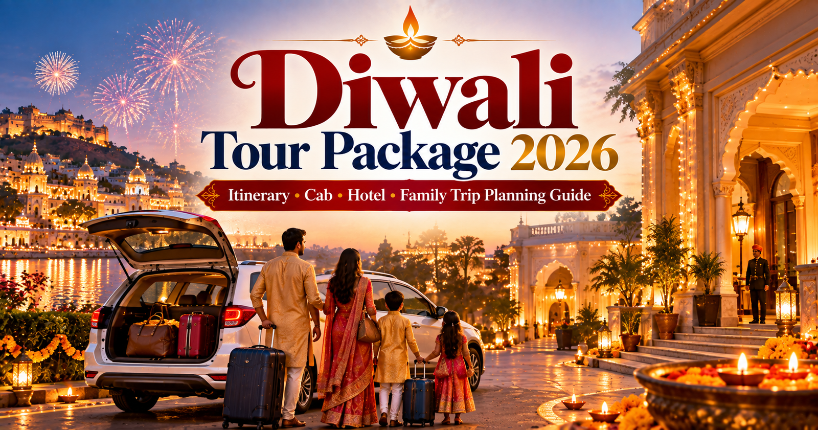Diwali Tour Package 2026: Itinerary, Cab, Hotel and Family Trip Planning Guide