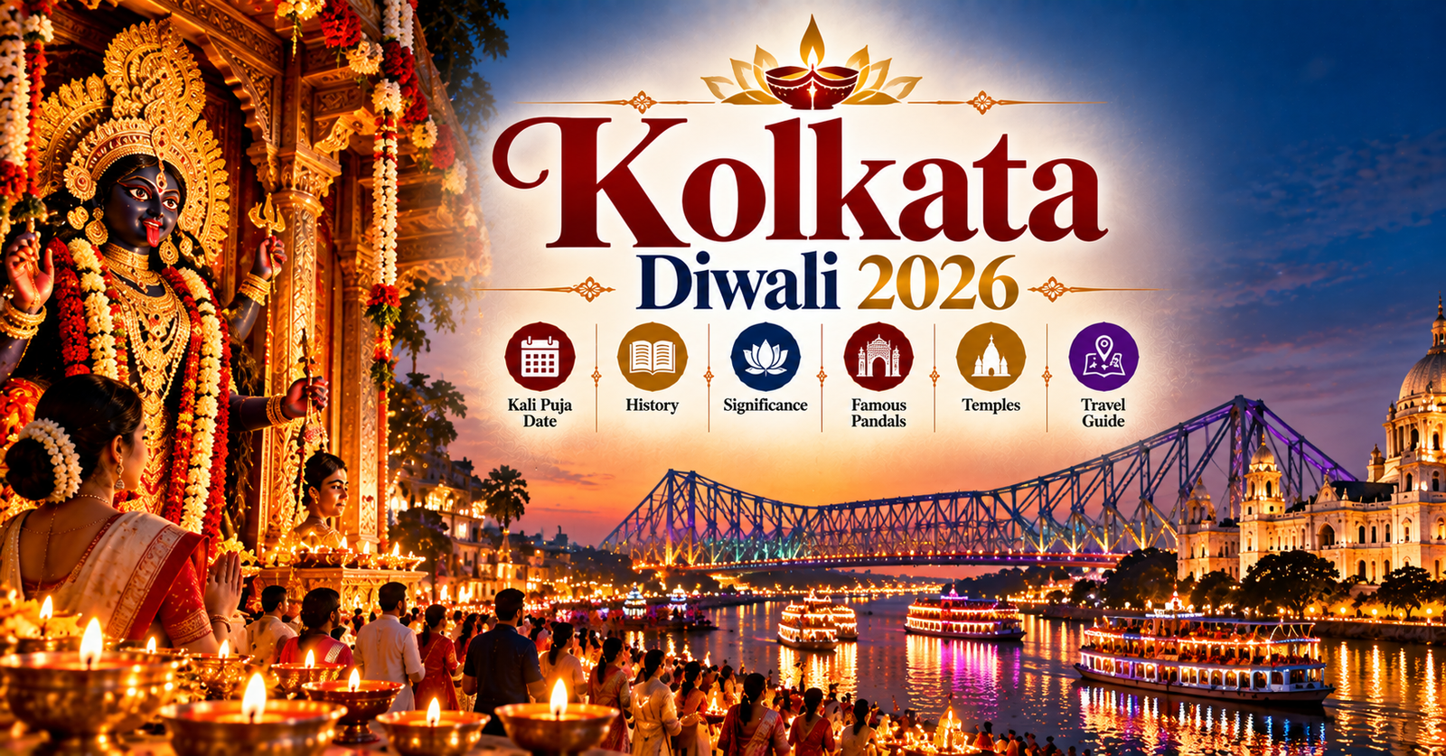 Kolkata Diwali 2026: Kali Puja Date, History, Significance, Famous Pandals, Temples & Travel Guide